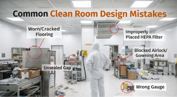 Common Clean Room Design Mistakes and How to Avoid Them