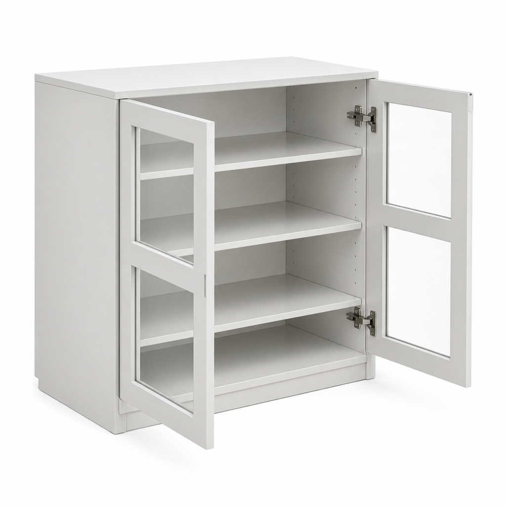 ESD Cabinets with 1.5m width, two glass doors