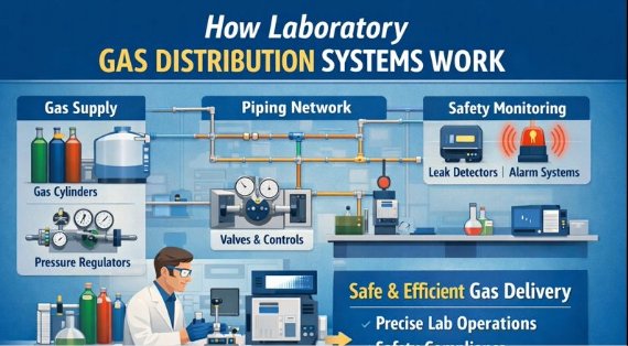 How Laboratory Gas Distribution Systems Work