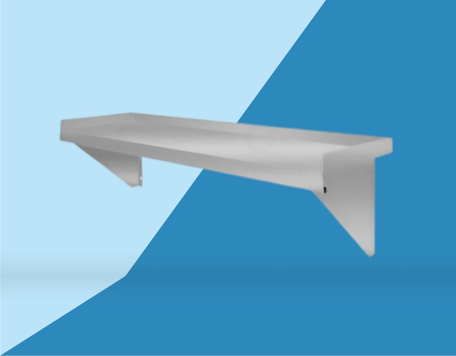 WALL SHELF STAINLESS STEEL
